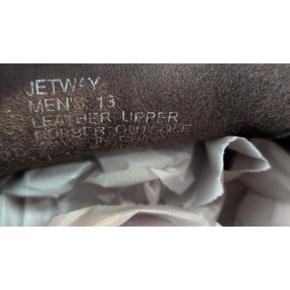 Steve Madden Mens Sz 13 Brown Leather Wingtip Oxford Dress Shoes Jetway - Picture 14 of 15